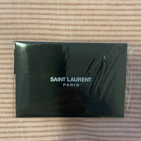 Saint Laurent Authentic brown suede/leather clutch bag - Picture 3 of 4